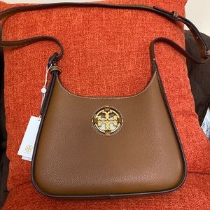 NWT Tory Burch Miller Hobo Small Classic Shoulder/Crossbody Bag